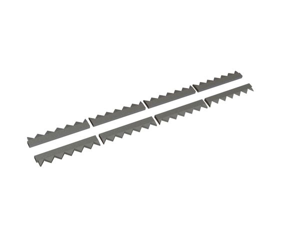 Controcoltello in 2x4 pezzi 2003x96x28 Premium Line, versione 80, versione X per Vecoplan Vecoplan VNZ 200 XL