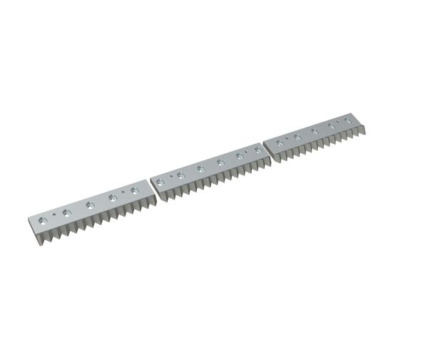 Controcoltello in 3 pezzi 1596x135x34 Premium Line, versione 40, versione Y per Vecoplan 