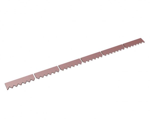 Controcoltello in 6 parti 2484x114x20, Hardox, versione 60 per Vecoplan Vecoplan VAZ