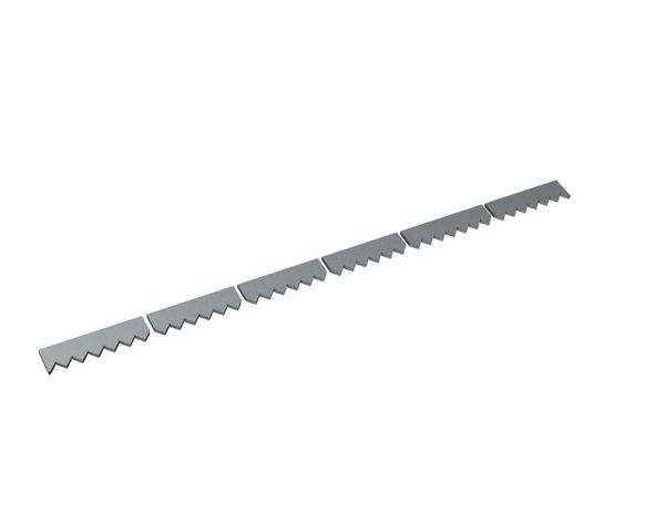 Controcoltello in 6 parti 2485x116x20, Hardox, versione 60 per Vecoplan Vecoplan VAZ