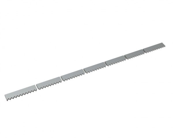 Controcoltello in 6 pezzi 2485x104x25 Premium Line, versione 40, versione W per Vecoplan Vecoplan VAZ