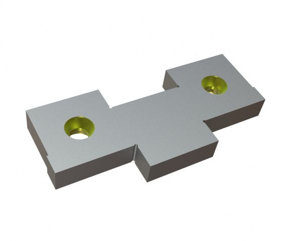 Controcoltello per rotore a gradini, 347x156x38, Eco Line, versione 117, versione W9 per Lindner Recyclingtech Lindner Jupiter
