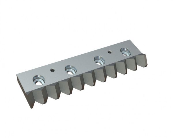 Controcoltello sinistro 397x109x35/25 Premium Line, versione 40, versione B1 per Vecoplan 