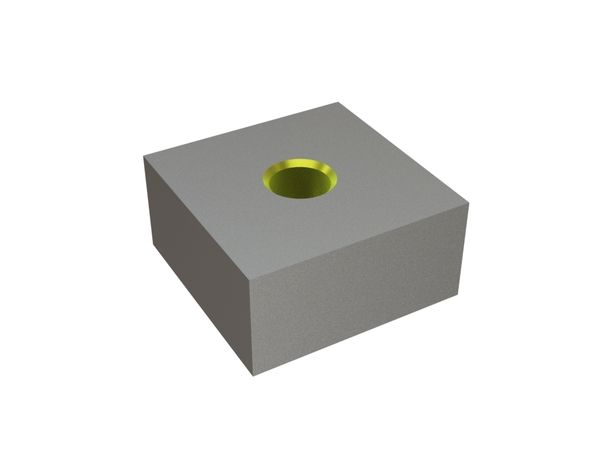 Corona de corte 100x100x48, StandardCut, rosca M30, versión 100, versión W para Weima Maschinenbau GmbH 