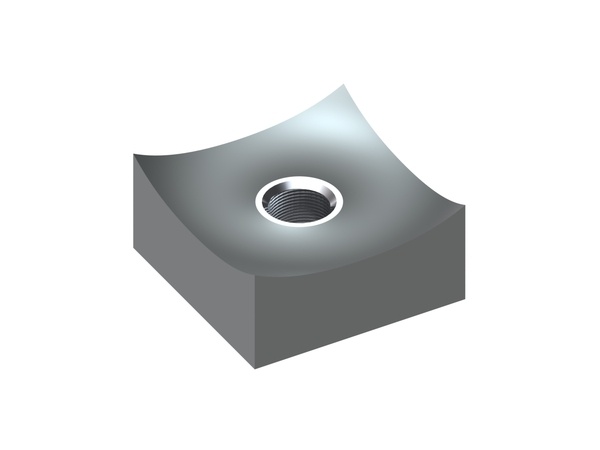 Corona de corte 60x60x28.5 StandardCut, rosca M18, versión X para Vecoplan 