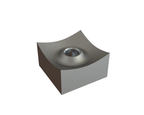 Corona de corte agresiva 80x80x45, Premium Line, rosca M24, versión X para Vecoplan Vecoplan VAZ 2500