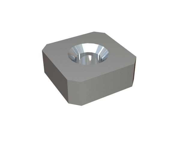 Corona di taglio 110x110x40 Premium Line, 1 foro svasato, versione X per Vecoplan Vecoplan VEZ
