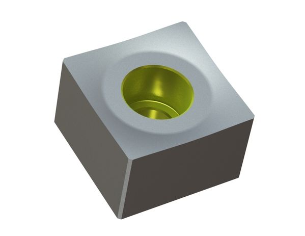 Corona di taglio 39x39x25 Eco Line, foro svasato per M12, versione X 