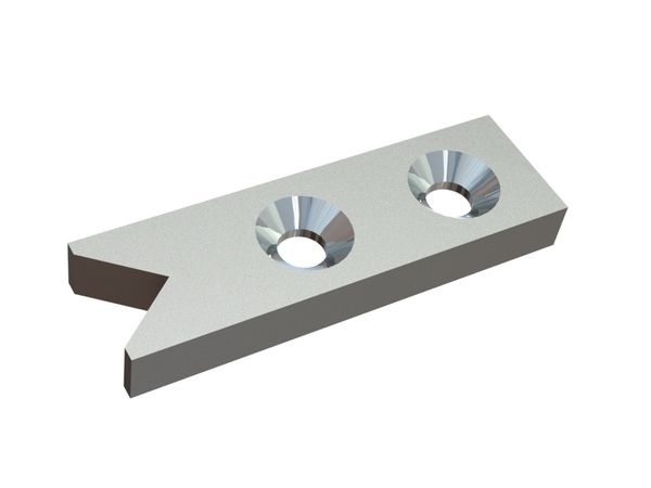 Counter knife 124x38x15 Premium Line for GROSS Apparatebau GmbH 