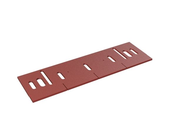 Counter knife 1560x475x20, Premium Line, 2 slotted holes, 2x M16 thread, cutting edge 80°, Hardox for Artech Recyclingtechnik GmbH 