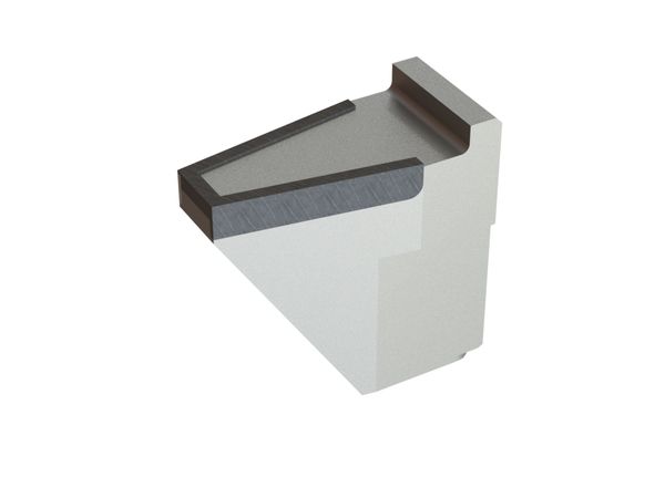 Counter knife, 200x200x96, PremiumCut, version 140, P version, hard-faced for Zeno Zerkleinerungsmaschinen 