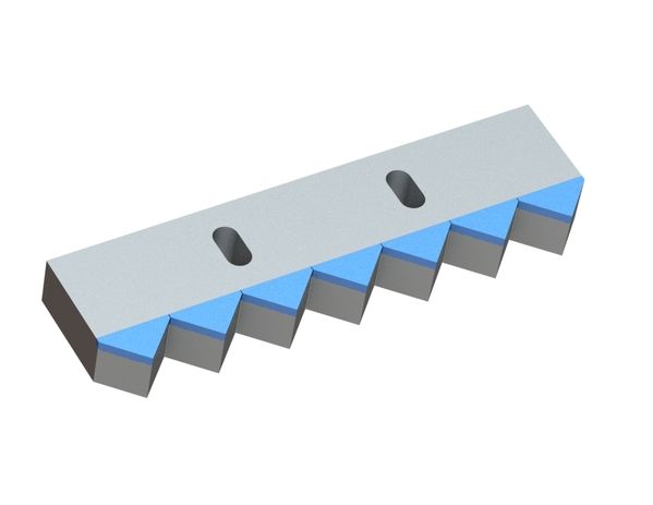 Counter knife 279x76x30 Hybrid Line, 2 slotted holes, M16, carbide grade H3 for ZERMA America LLC 