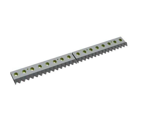 Counter knife 2parts 1300x138x35 Eco Line for Vecoplan LLC (Retech) 