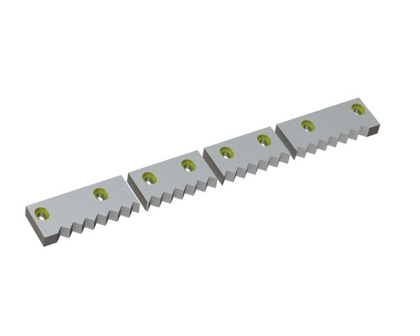 Counter knife 4-parts 985x114x38 Eco line for WEIMA America Inc. Weima WLK 10