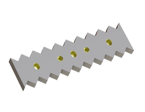 Counter knife 414x115x28 Eco Line for Vecoplan LLC (Retech) 