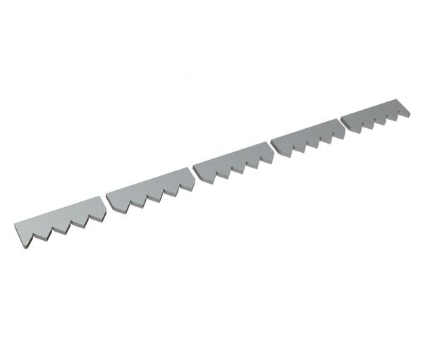 Counter knife 5-parts 1993x125x25 Premium Line for Vecoplan Vecoplan VAZ