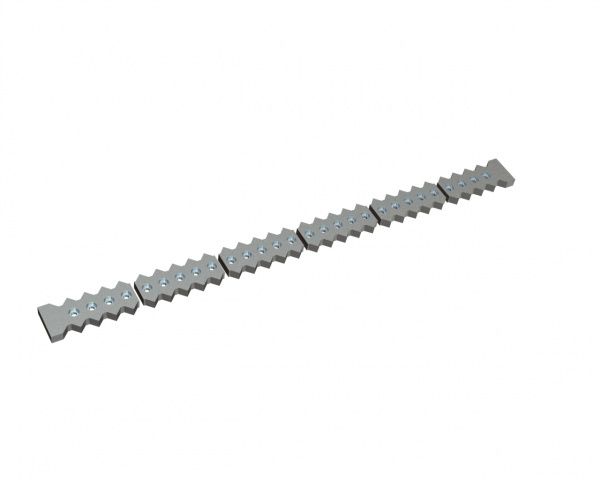 Counter knife 6-parts 2424x172x45 Premium Line for WEIMA America Inc. Weima PowerLine 2500