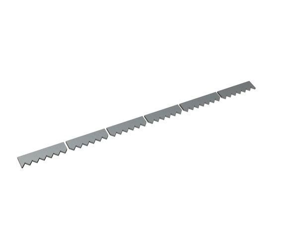 Counter knife 6-parts 2485x116x20 Hardox for Vecoplan LLC (Retech) Vecoplan VAZ 2500