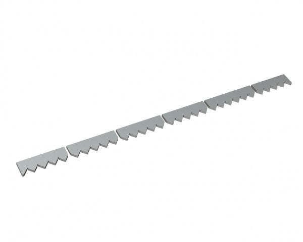 Counter knife 6-parts 2485x125x25 Premium Line for Vecoplan LLC (Retech) Vecoplan VAZ 2500