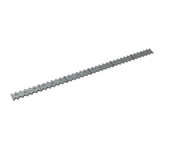 Counter knife 6-parts 2489x128x28 Premium Line for Vecoplan LLC (Retech) 