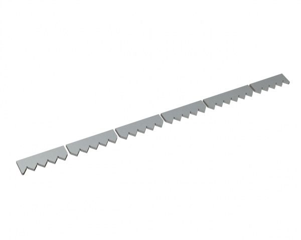 Counter knife 6-piece 2485x125x25 Premium Line, version 80, B2 version for Vecoplan Vecoplan VAZ