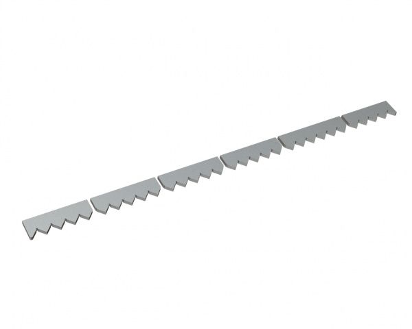 Counter knife 6-piece 2485x125x25 Premium Line, version 80, X version for Vecoplan Vecoplan VAZ