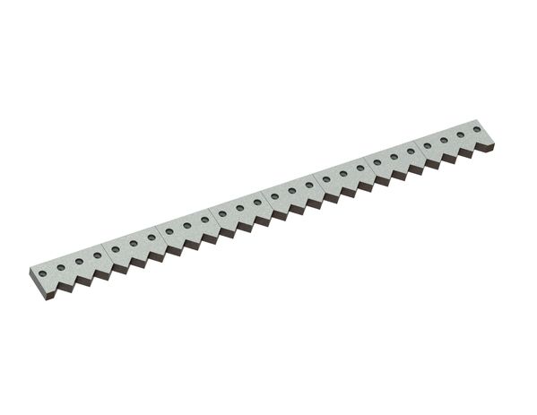Counter knife, 8-piece, 2060x150x45, PremiumCut, version 60, with conical countersink, W version for Weima Maschinenbau GmbH 