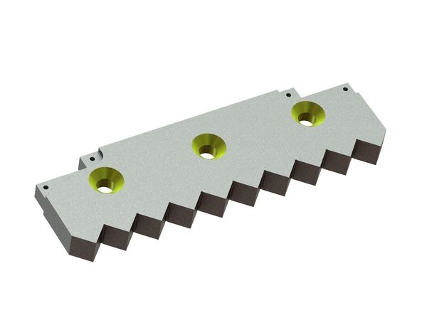 Counter knife internal 349x105x28 Eco Line for WEIMA America Inc. Weima WLK 1500