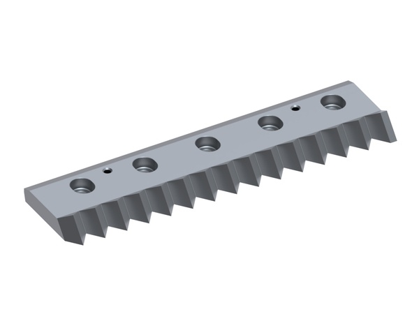 Counter knife left 518x135x34 Premium Line version 40, X-version for Vecoplan LLC (Retech) 