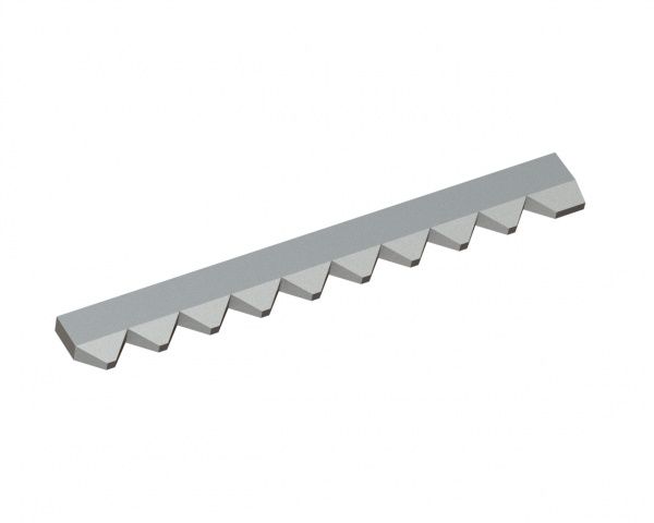 Counter knife left 677x76x25 Premium Line for Vecoplan 