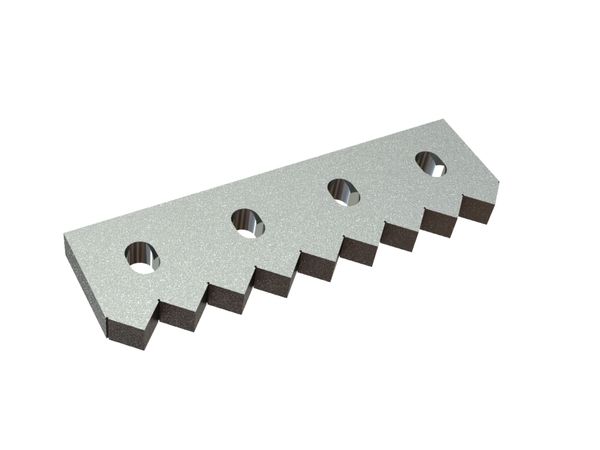 Counter knife middle 389x116x28 Premium Line for Vecoplan 