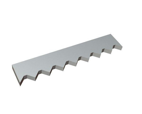 Counter knife middle 495x94x24 Premium Line for Vecoplan LLC (Retech) 