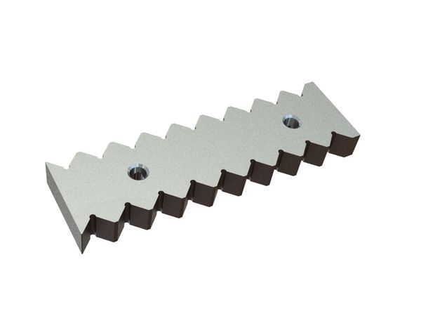 Counter knife outer 270x77x27 Premium Line version 38, W9-version for Lindner Recyclingtech 