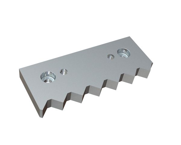 Counter knife outer 293x118.5x28 Premium Line version 40, X-version for BHS-Sonthofen GmbH 