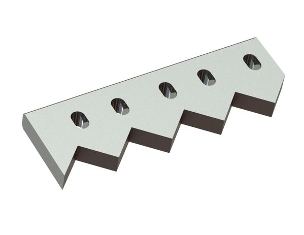 Counter knife outer 477x157x39 Premium Line 5 long slot, W-version for Previero | Sorema 