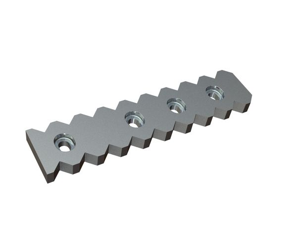 Counter knife outside 415x95x25 Premium Line for Vecoplan LLC (Retech) 