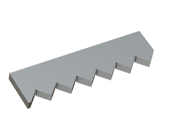 Counter knife outside 422x115x25 Premium Line for Vecoplan LLC (Retech) 