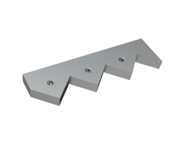 Counter knife outside 440x126x37 Premium Line for Lindner Recyclingtech Lindner Saturn