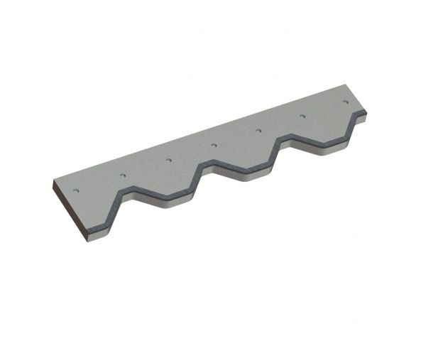 Counter knife right 603x134x25 Premium Line for Vecoplan LLC (Retech) 