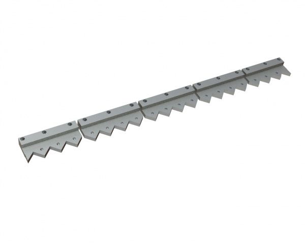 Counter knife slide 5-parts 2392x193x72 pour Lindner Recyclingtech Lindner Saturn
