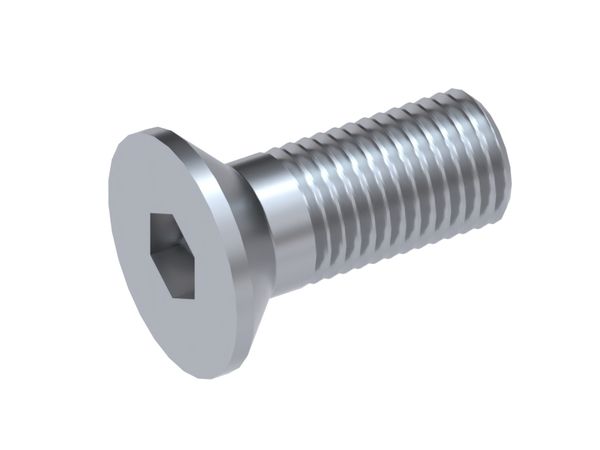 Countersunk head screw M16x40, 8.8, hexagon socket, DIN 7991 / ISO 10642, plain steel for Lindner Saturn
