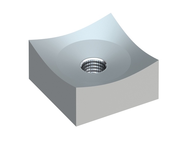Couronne de coupe 40x40x20, Premium Line, filetage M12, variante B1 pour Vecoplan Vecoplan VAZ (mittlere Baureihe)