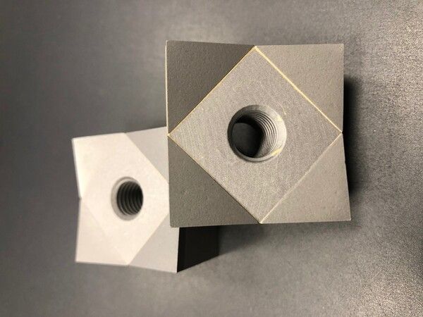 Couronne de coupe 40x40x23, Hybrid Line, tranchant 12°, M12, qualité carbure H4 pour Weima Maschinenbau GmbH 