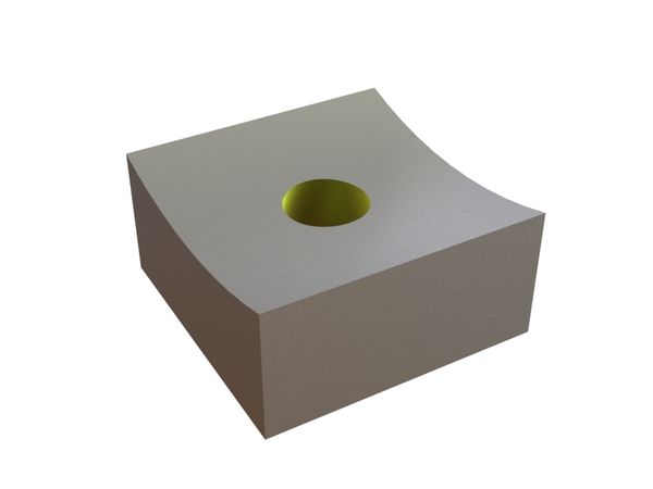 Couronne de coupe 60x60x30, Eco Line, filetage M20, version W 