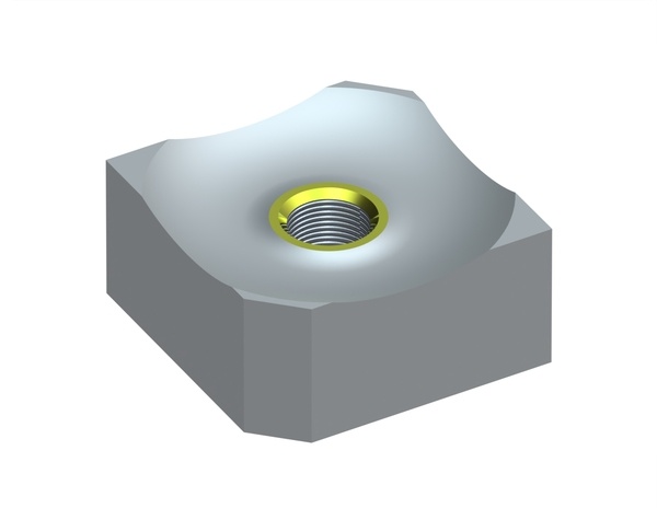 Couronne de coupe 60x60x30, StandardCut, filetage M18, version X pour Vecoplan 