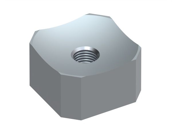 Couronne de coupe 80x80x45, Premium Line, filetage M24, version X pour Vecoplan 