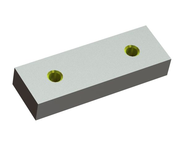 Couteau 172x57x28, Eco Line, 2x filetage M16, version Y pour Lindner Recyclingtech 