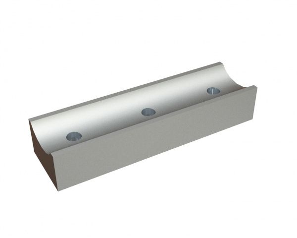 Couteau 195x56x35 Premium Line, 3x filetage M14, protégé par modèle d’utilité pour MeWa | Ehehalt | Andritz MeWa | THM Recycling Mewa UG 1608
