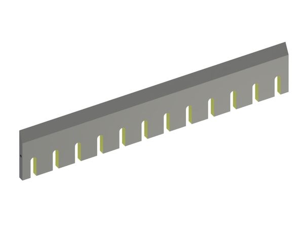 Couteau de rotor 1200x225x25, Eco Line, 4x filetages M12, version X pour Vecoplan 