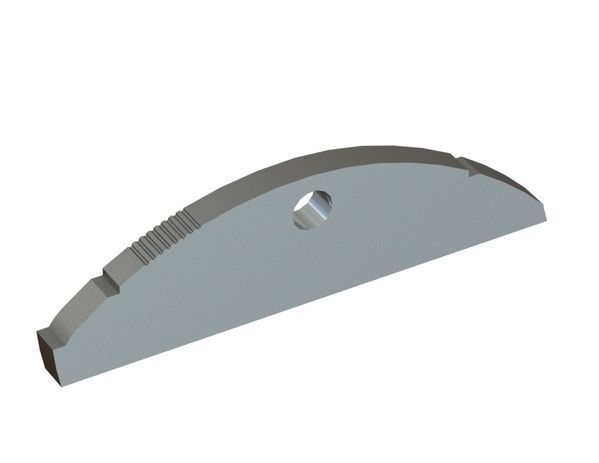 Couteau de rotor 129x35x8, Premium Line, 1 trou, version X 